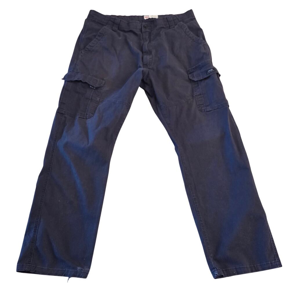 Stylish Men's Black Cargo Pants - Size 36x32 - Ready for Adventure!